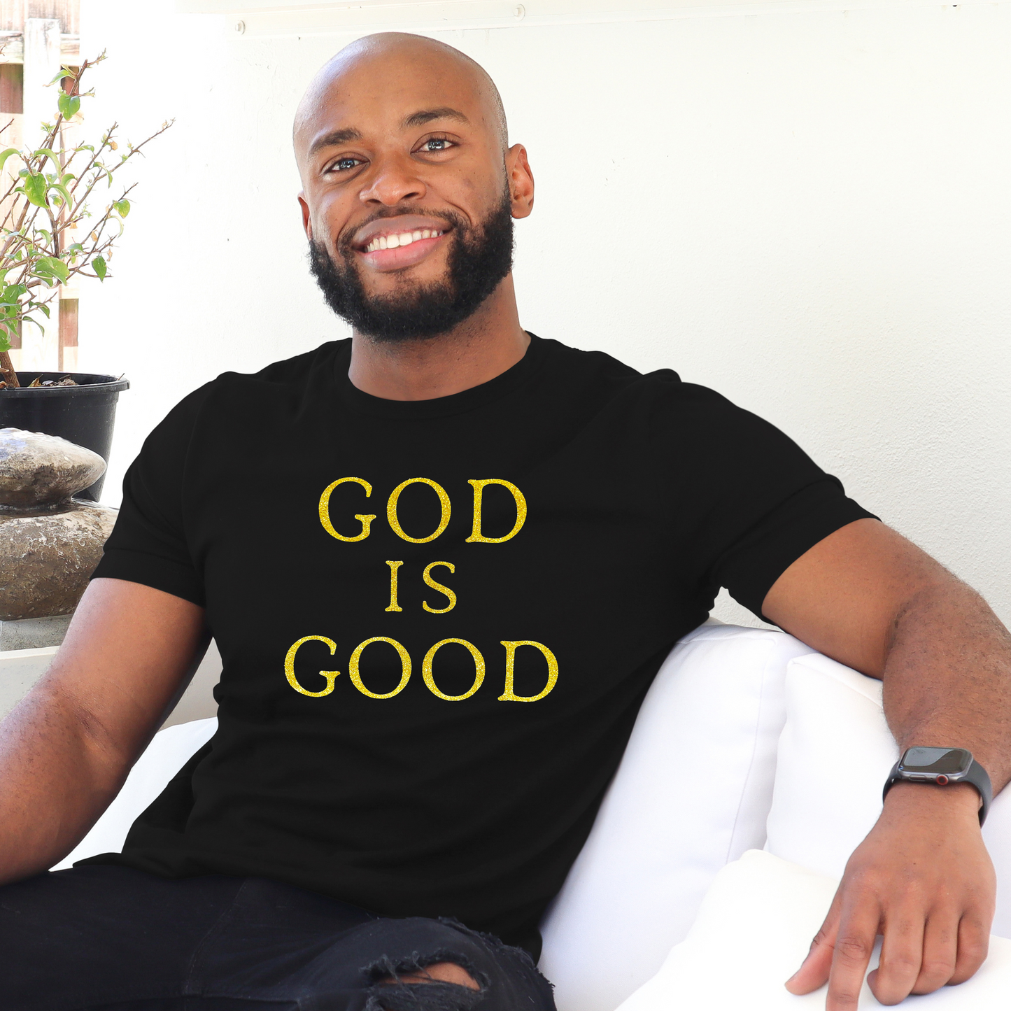 GOD IS GOOD Men's Tshirt