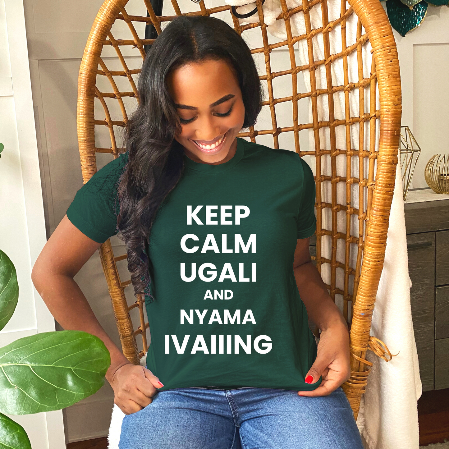 Kenya Women's Ugali and Nyama Choma Tshirt