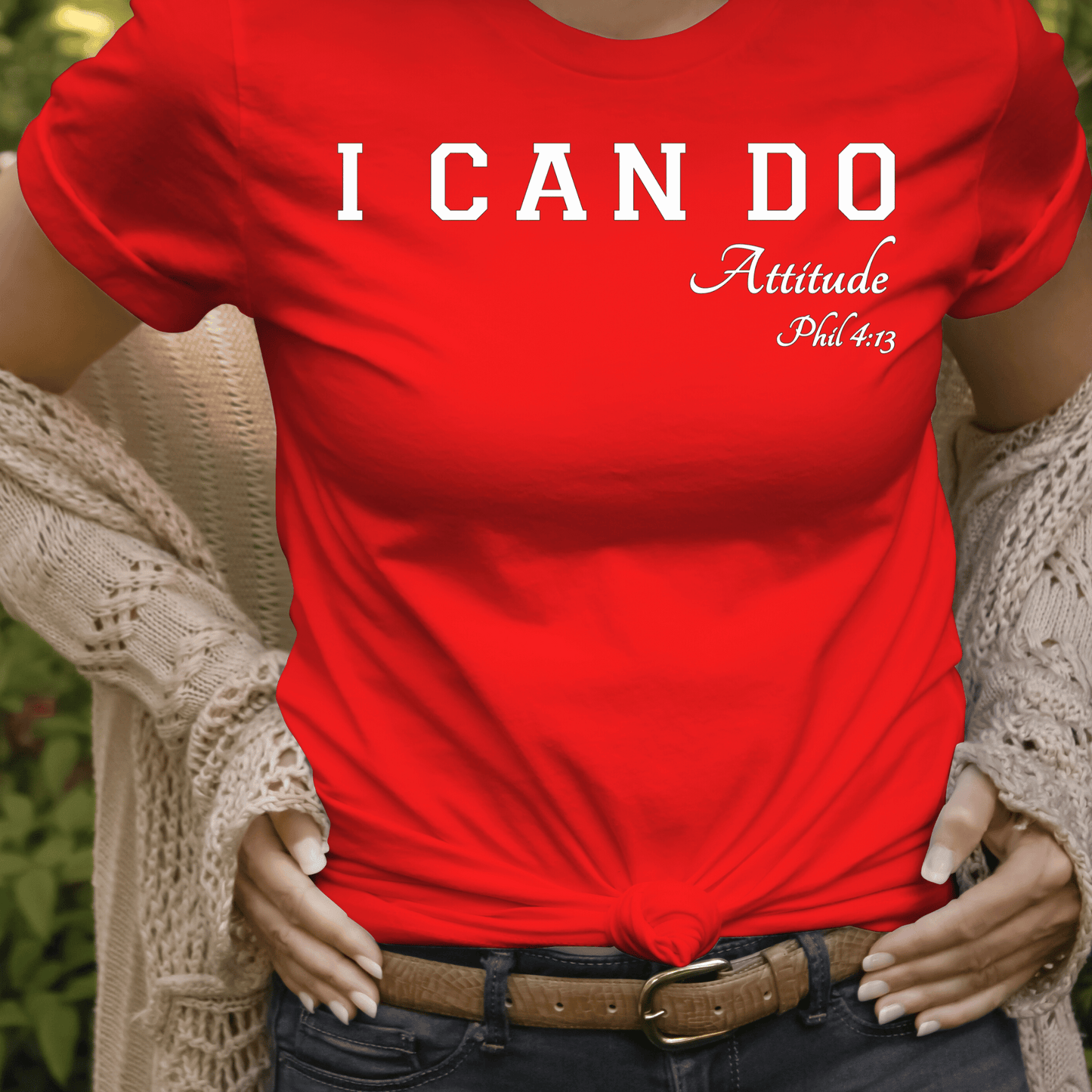 I CAN DO ATTITUDE Women's Tshirt