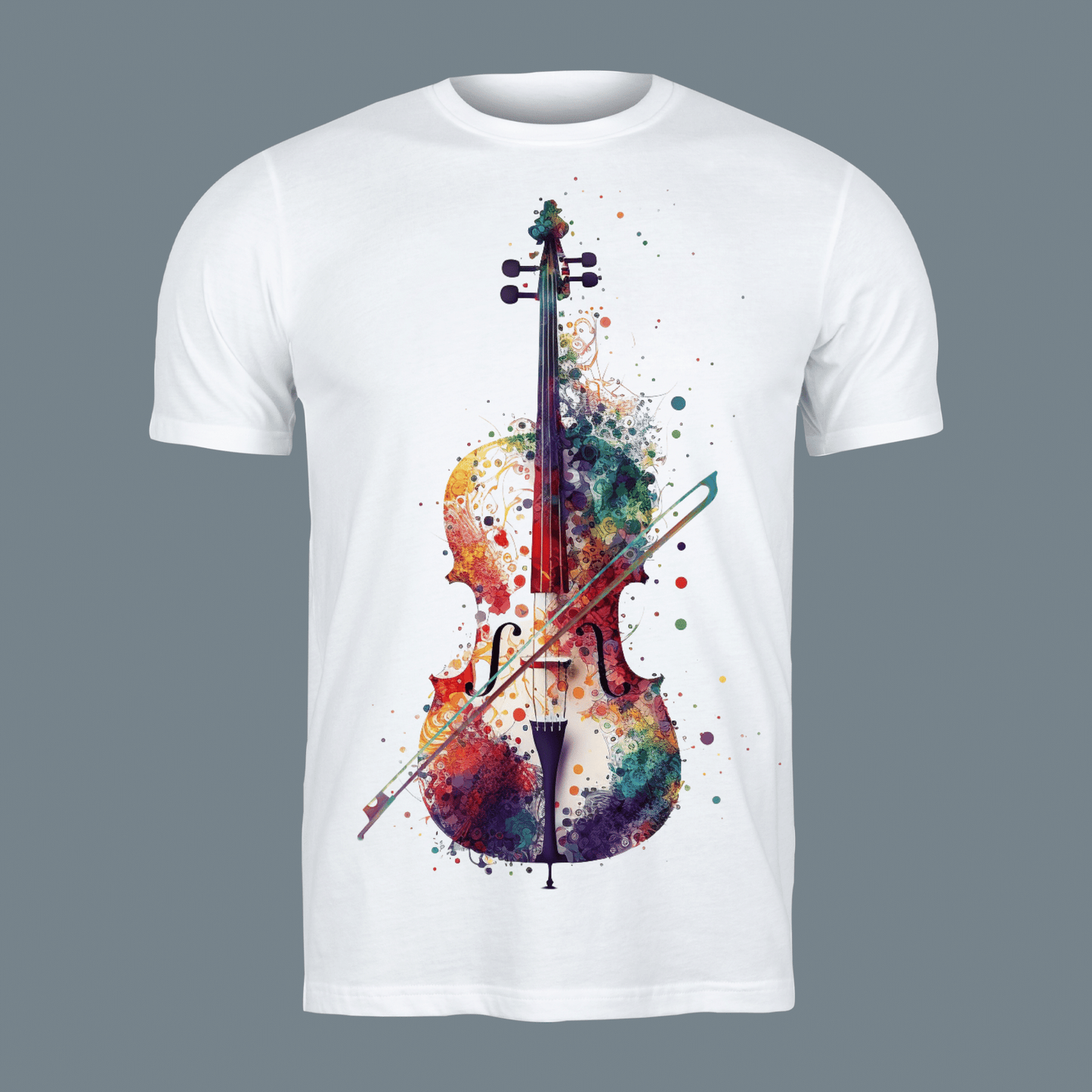 Colorful Cello Tshirt