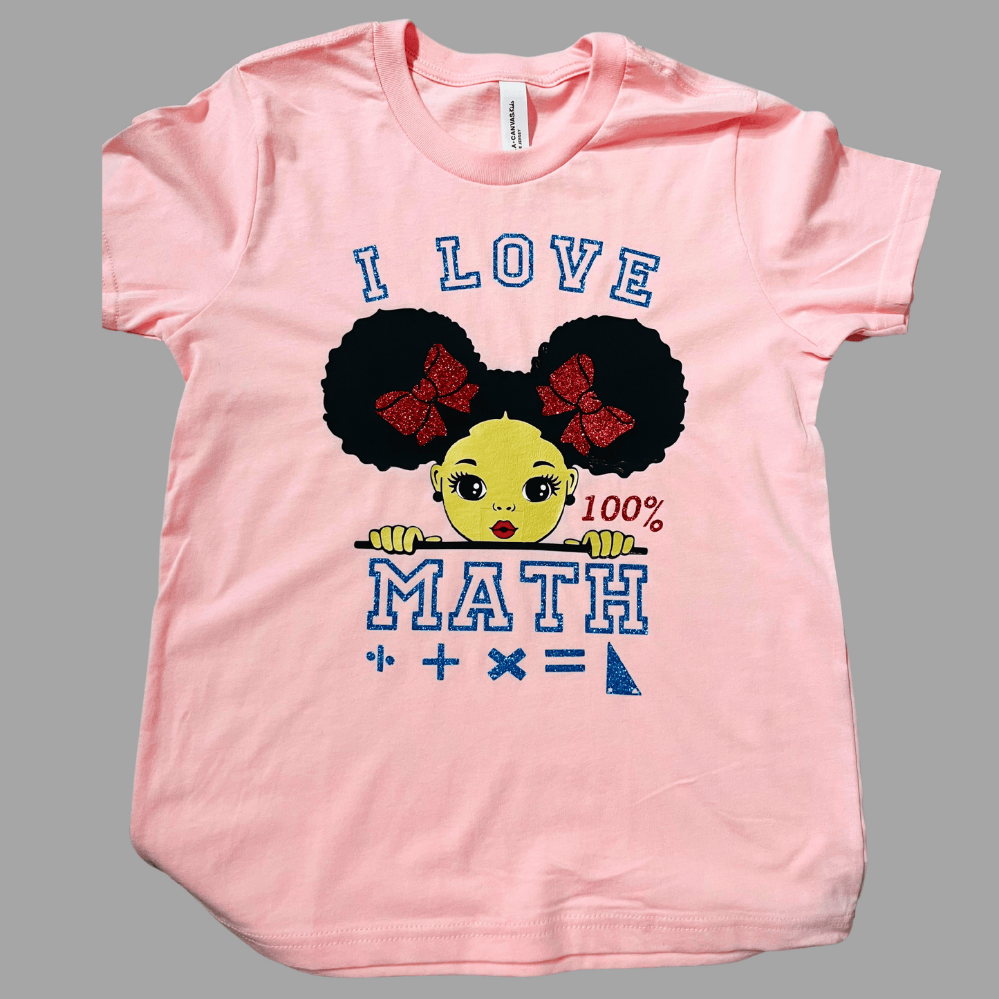 I Love Math Girls Tshirt