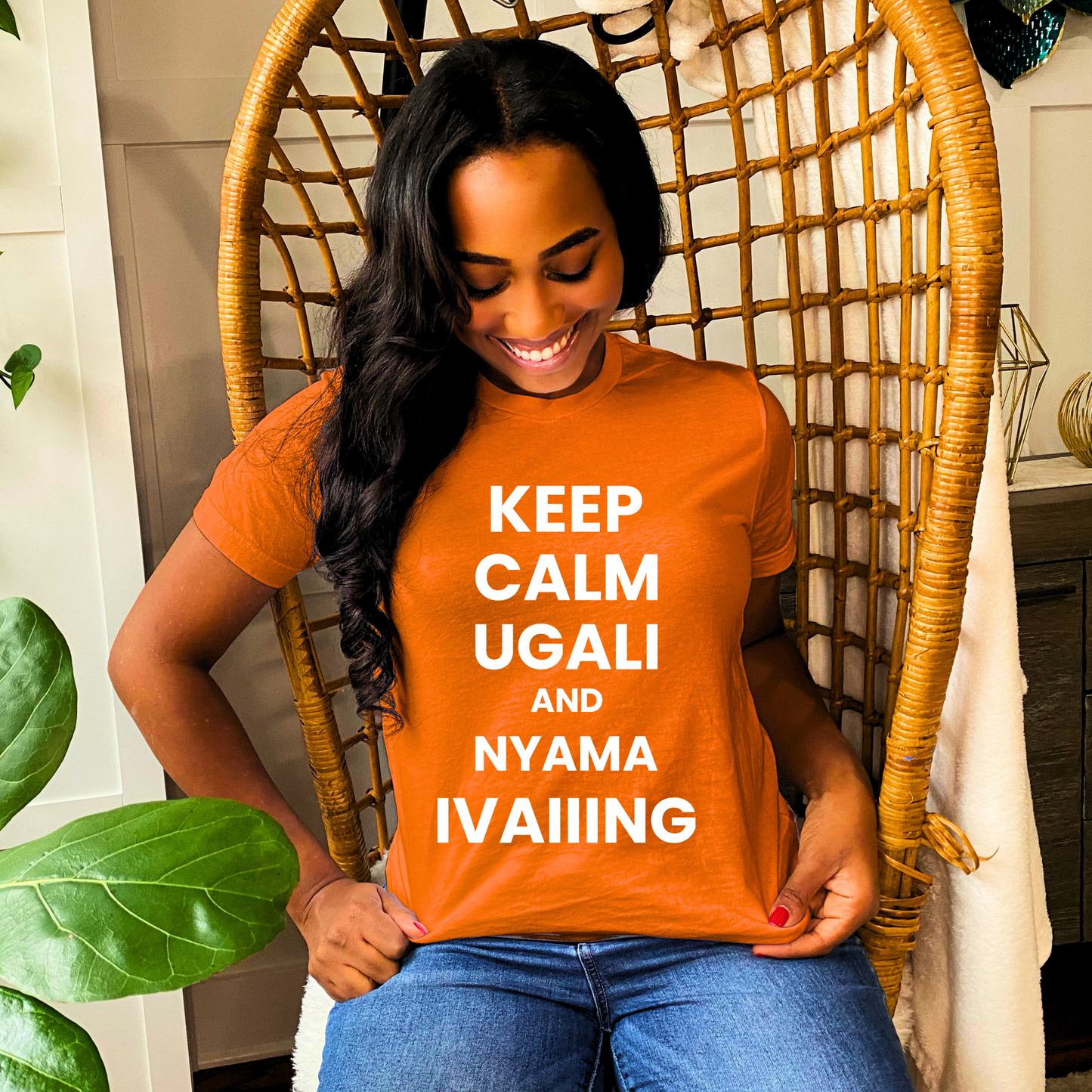 Kenya Women's Ugali and Nyama Choma Tshirt