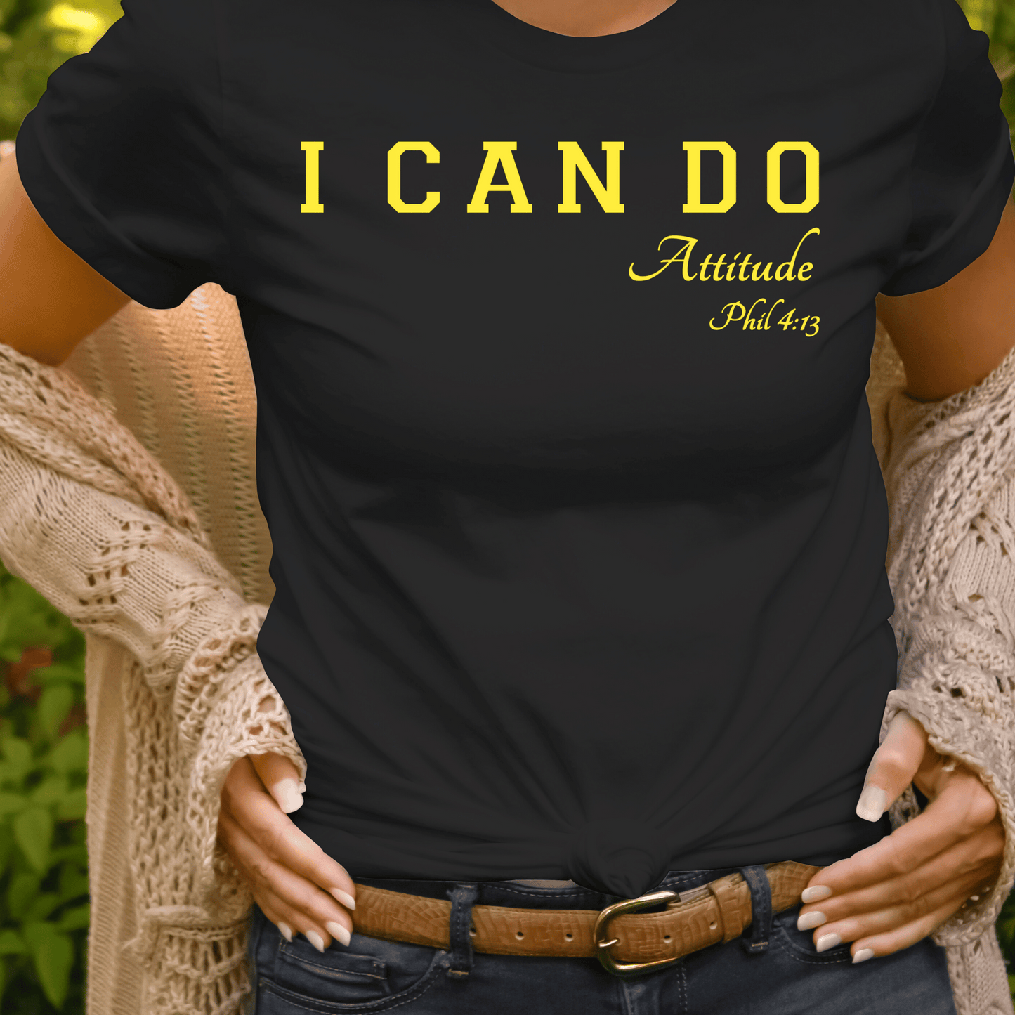 I CAN DO ATTITUDE Women's Tshirt