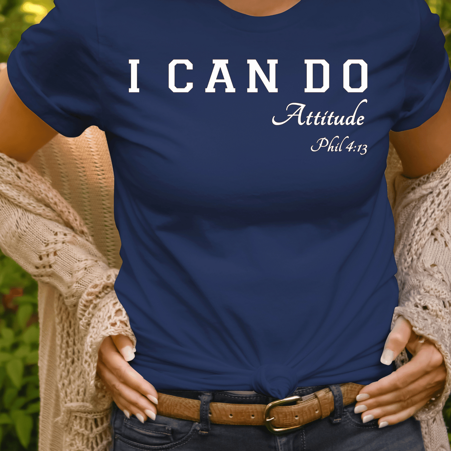 I CAN DO ATTITUDE Women's Tshirt