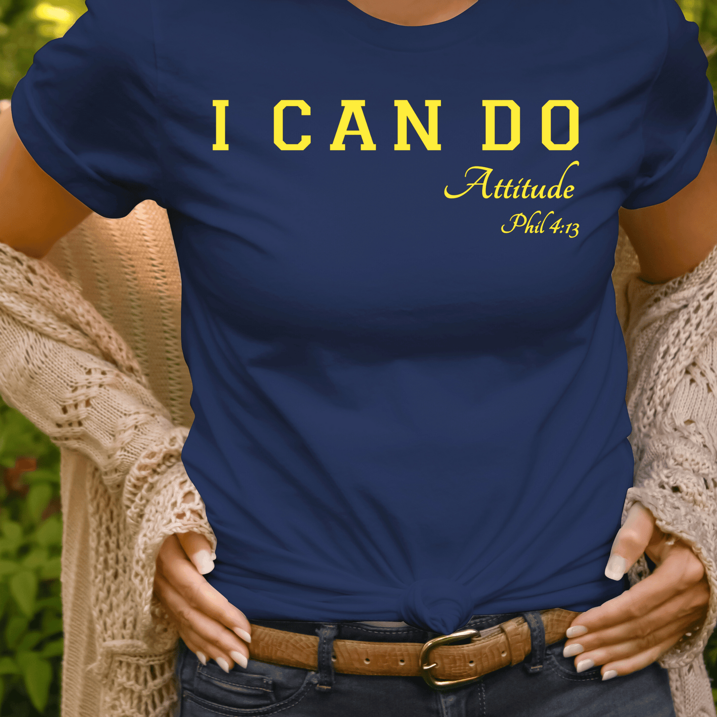 I CAN DO ATTITUDE Women's Tshirt
