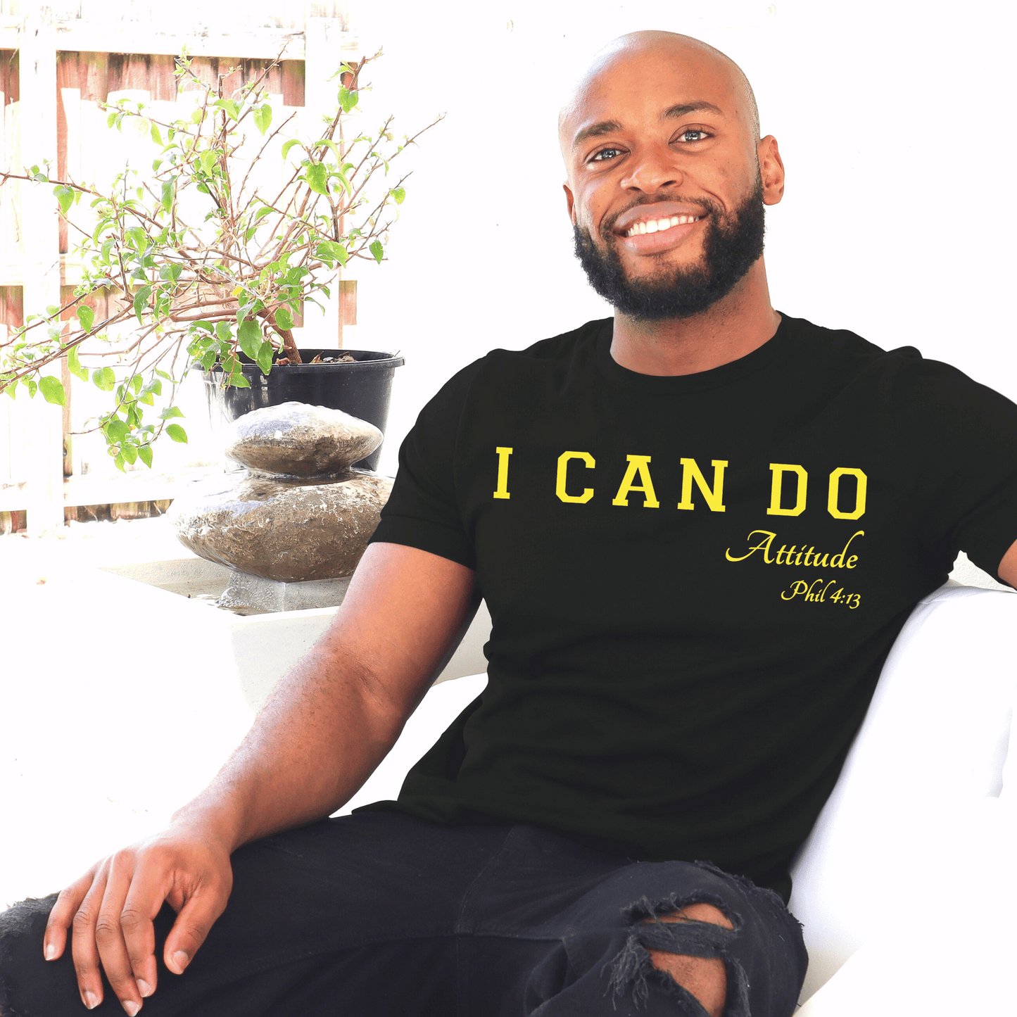 I CAN DO ATTITUDE Men's Tshirt