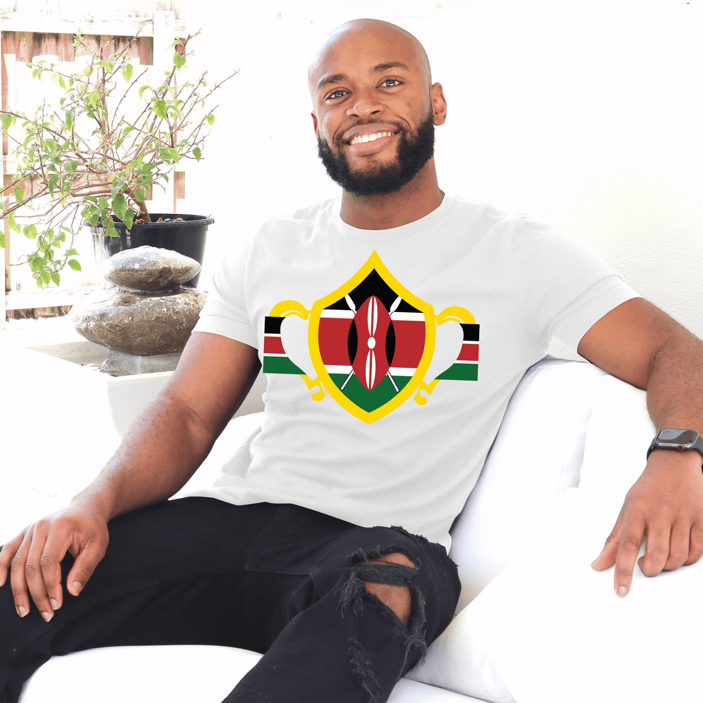 Kenya Men's Flag T-Shirt