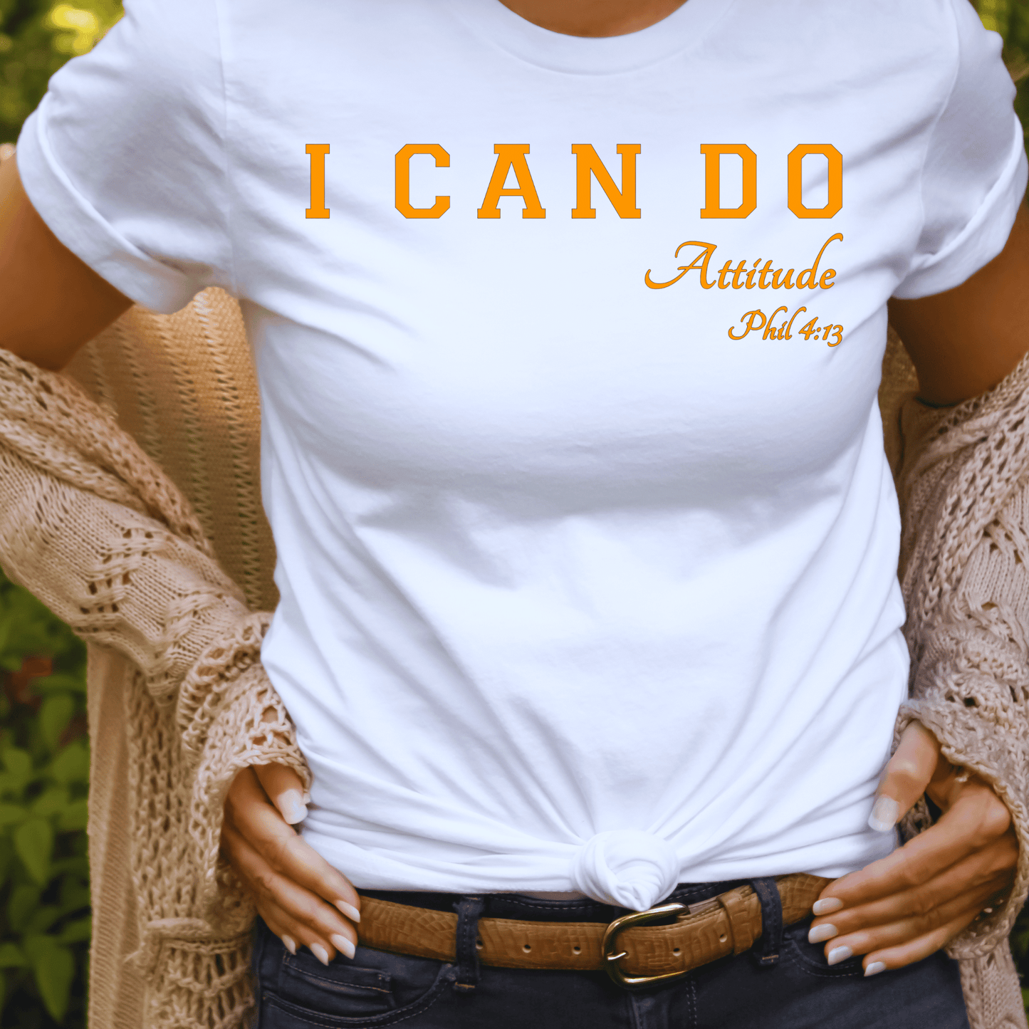 I CAN DO ATTITUDE Women's Tshirt