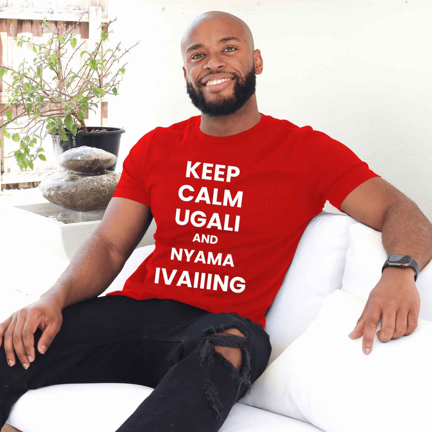 Kenya Men's Ugali and Nyama Choma Tshirt