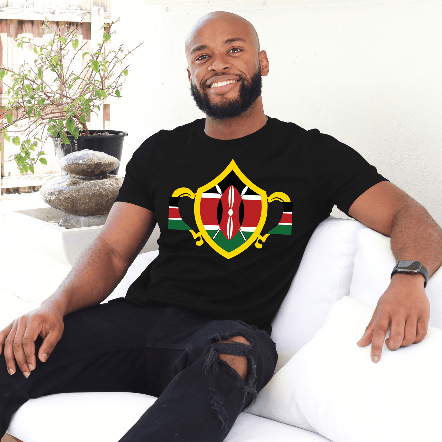 Kenya Men's Flag T-Shirt