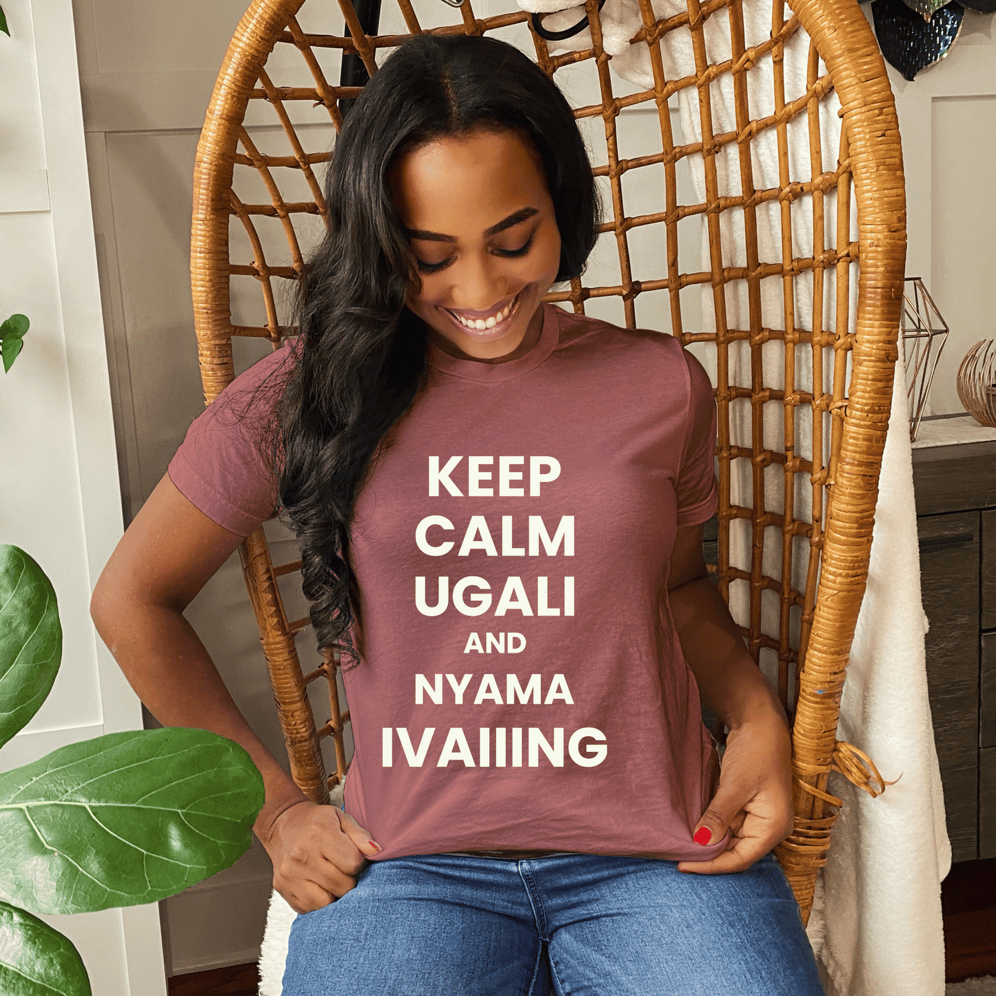 Kenya Women's Ugali and Nyama Choma Tshirt