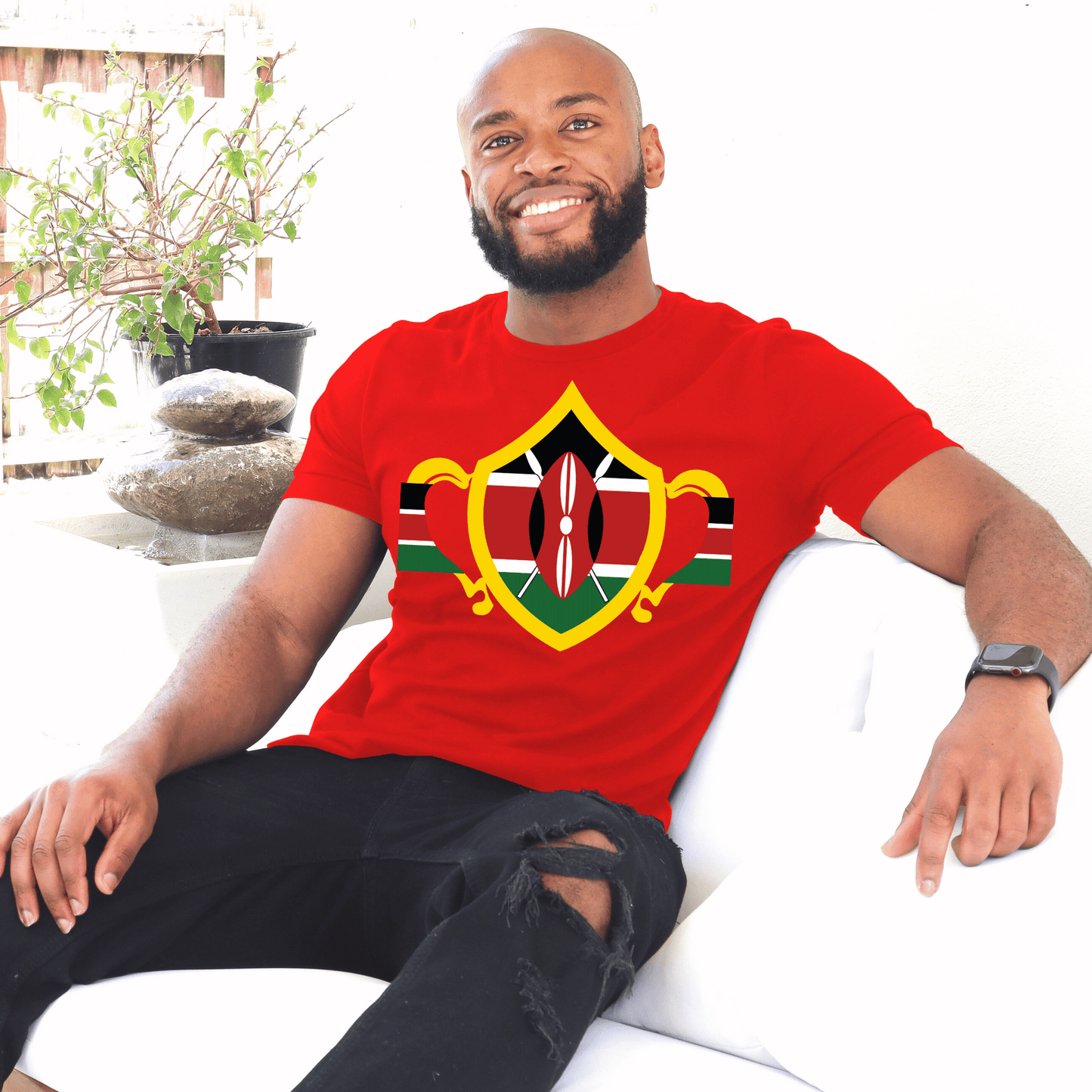 Kenya Men's Flag T-Shirt
