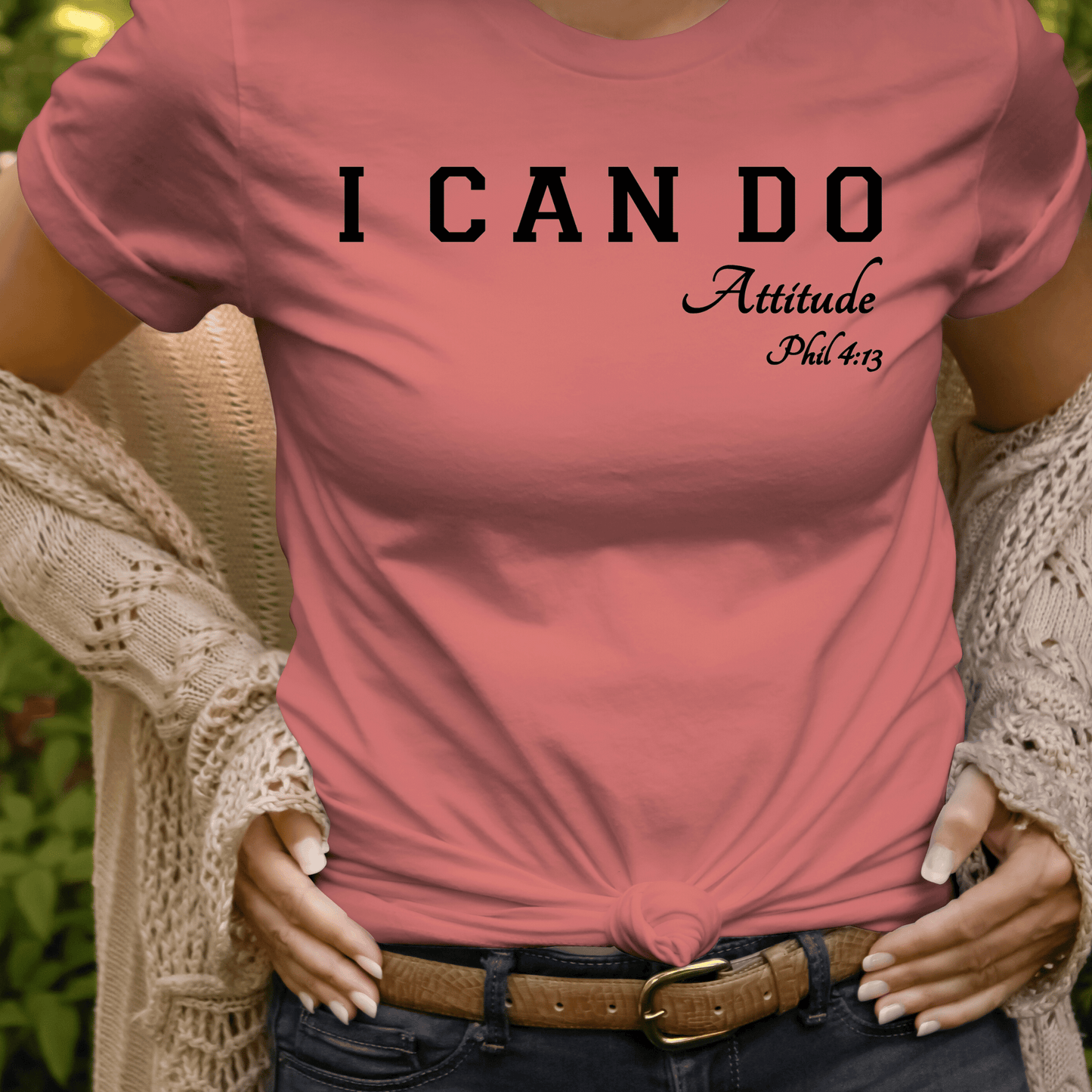 I CAN DO ATTITUDE Women's Tshirt