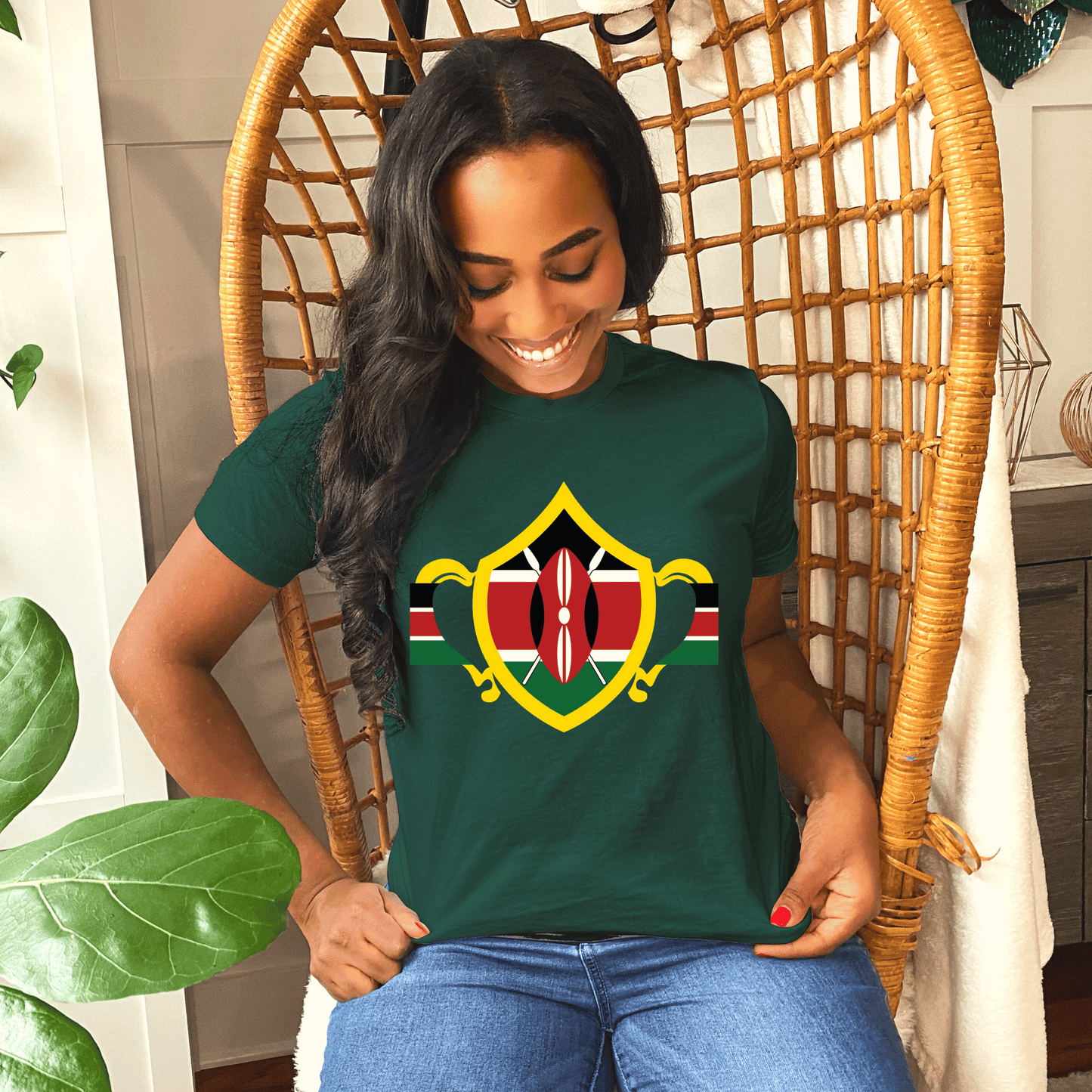Kenya Women's Flag T-Shirt