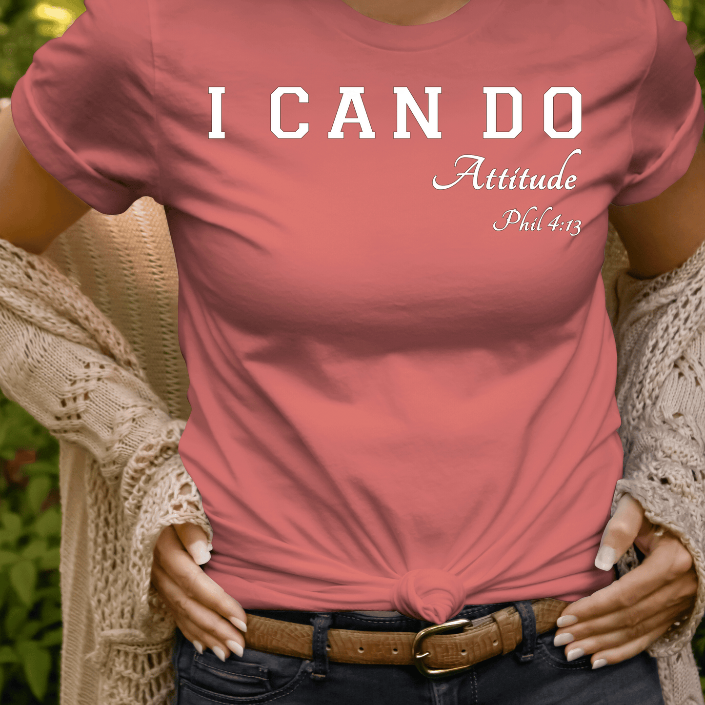 I CAN DO ATTITUDE Women's Tshirt