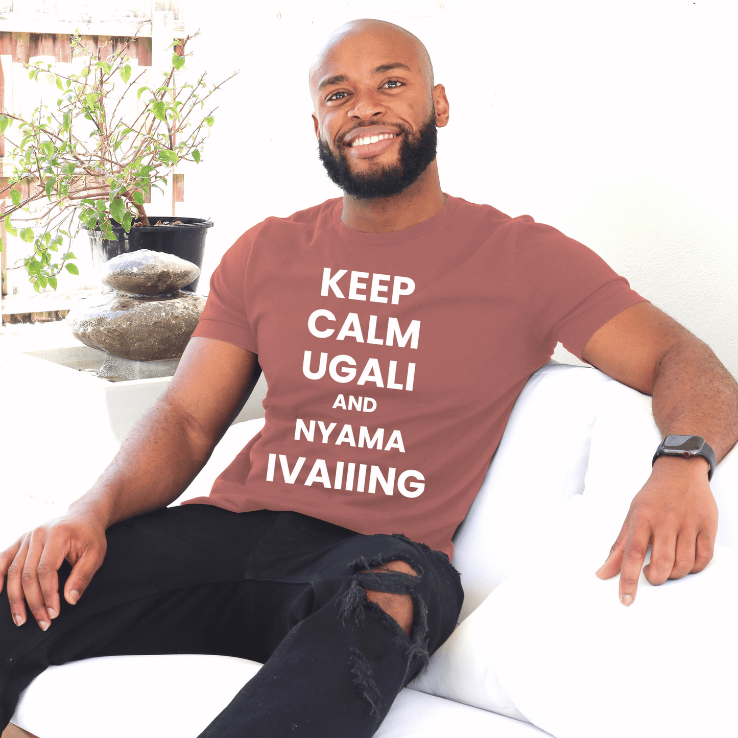 Kenya Men's Ugali and Nyama Choma Tshirt