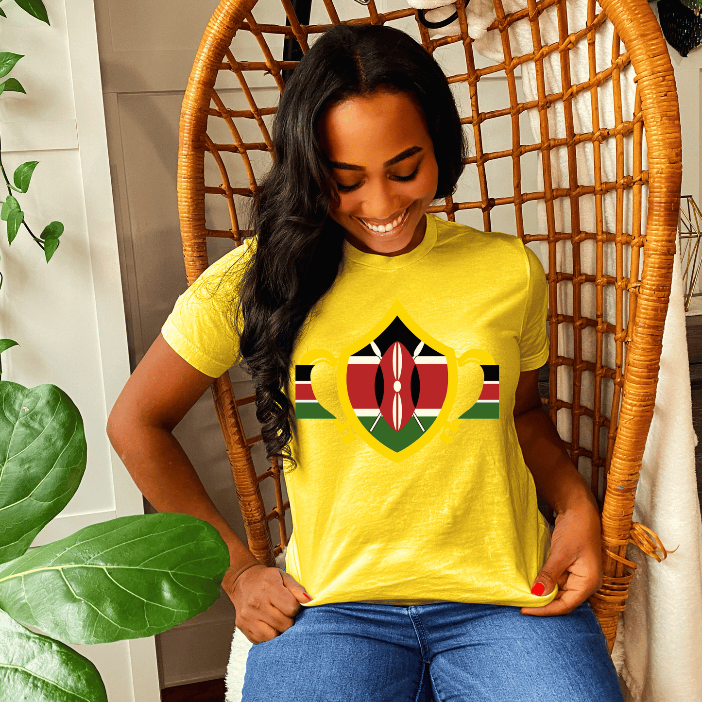 Kenya Women's Flag T-Shirt