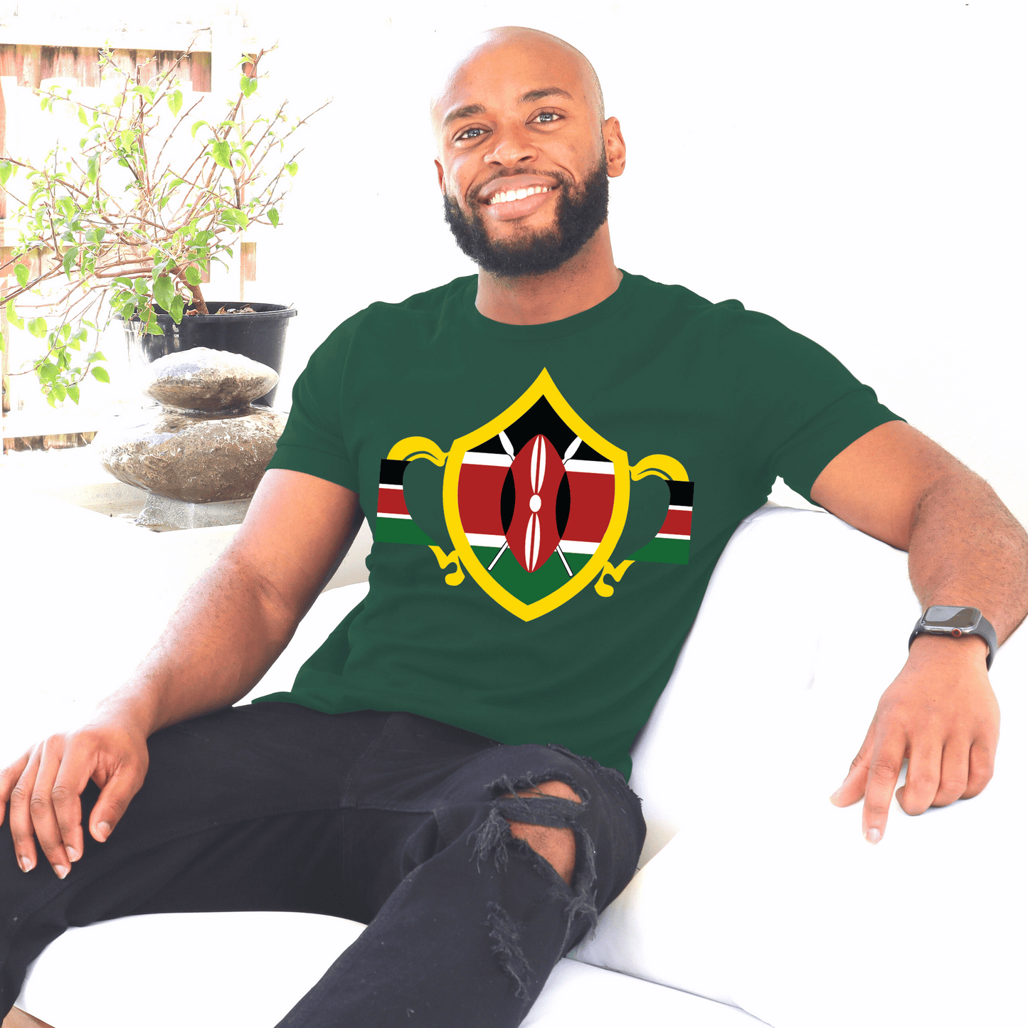 Kenya Men's Flag T-Shirt