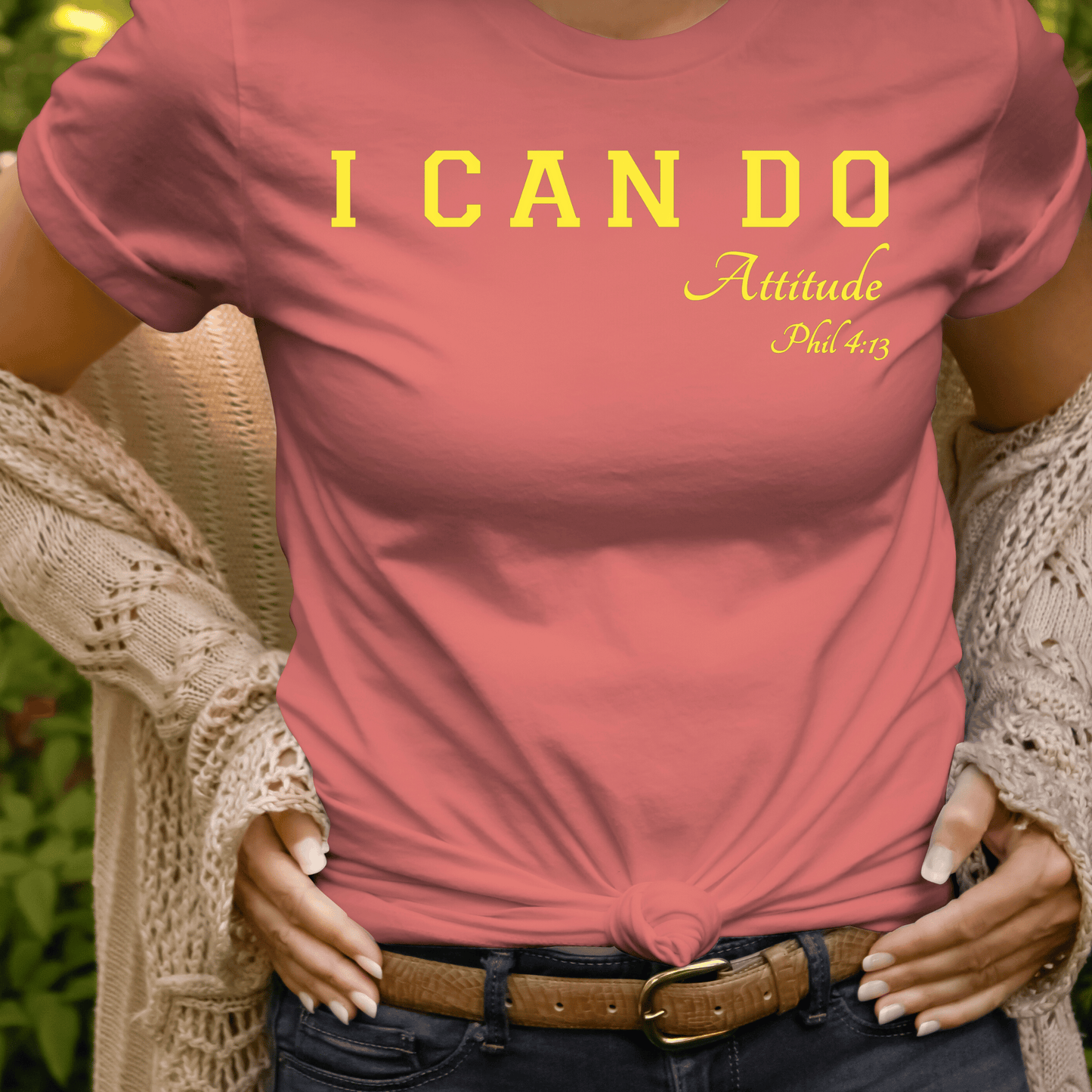 I CAN DO ATTITUDE Women's Tshirt