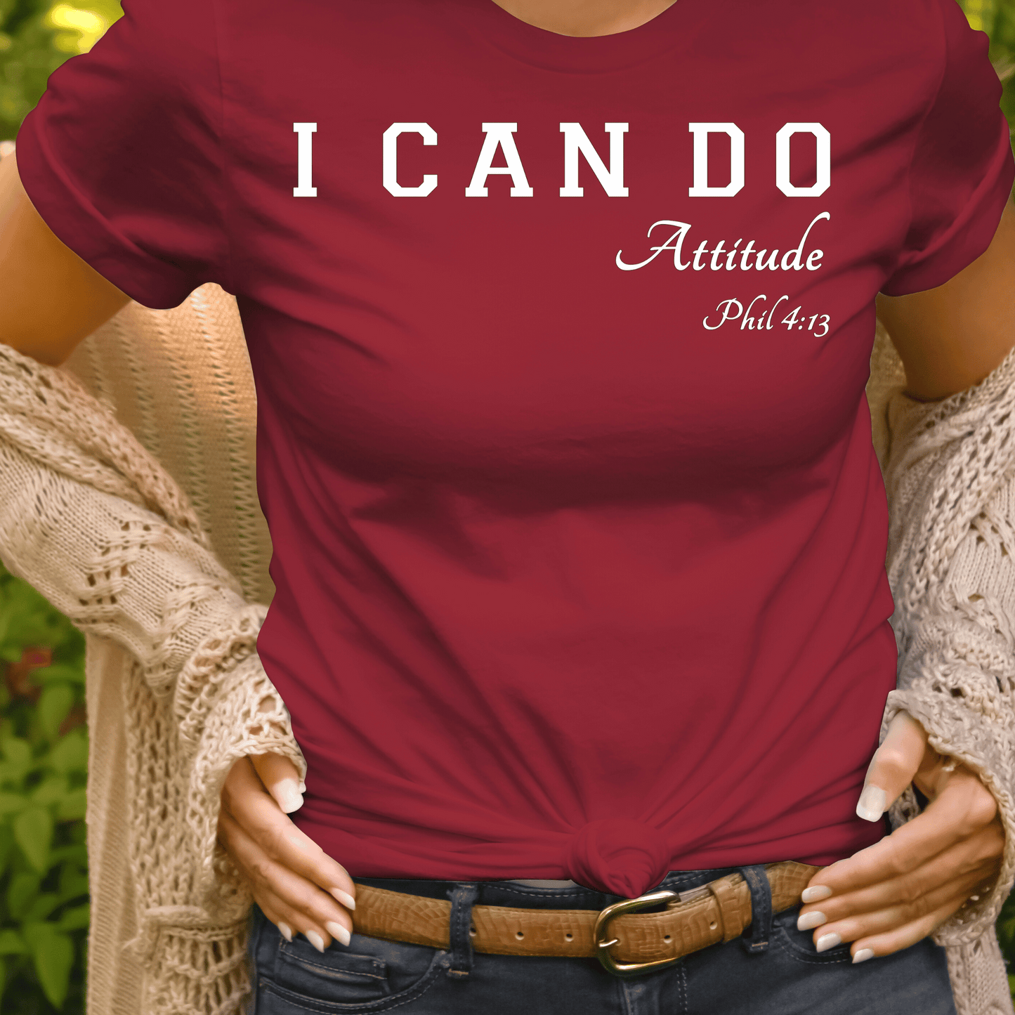 I CAN DO ATTITUDE Women's Tshirt