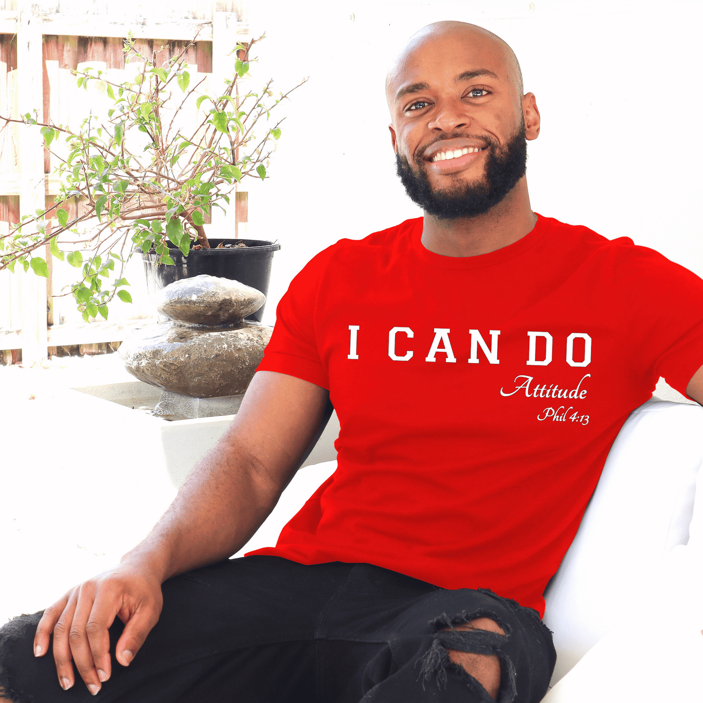 I CAN DO ATTITUDE Men's Tshirt