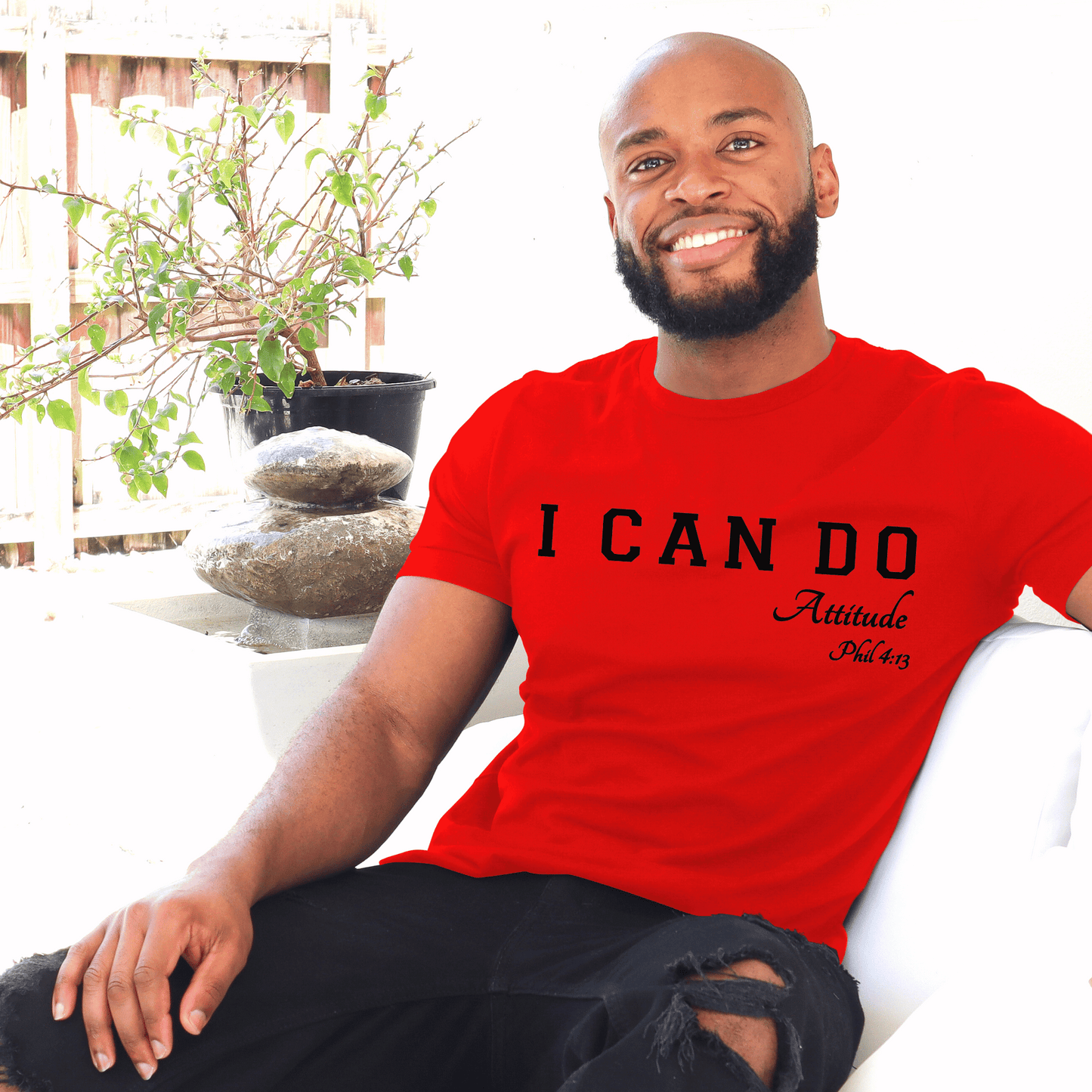 I CAN DO ATTITUDE Men's Tshirt