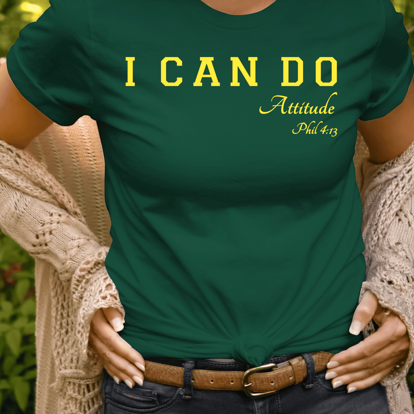 I CAN DO ATTITUDE Women's Tshirt