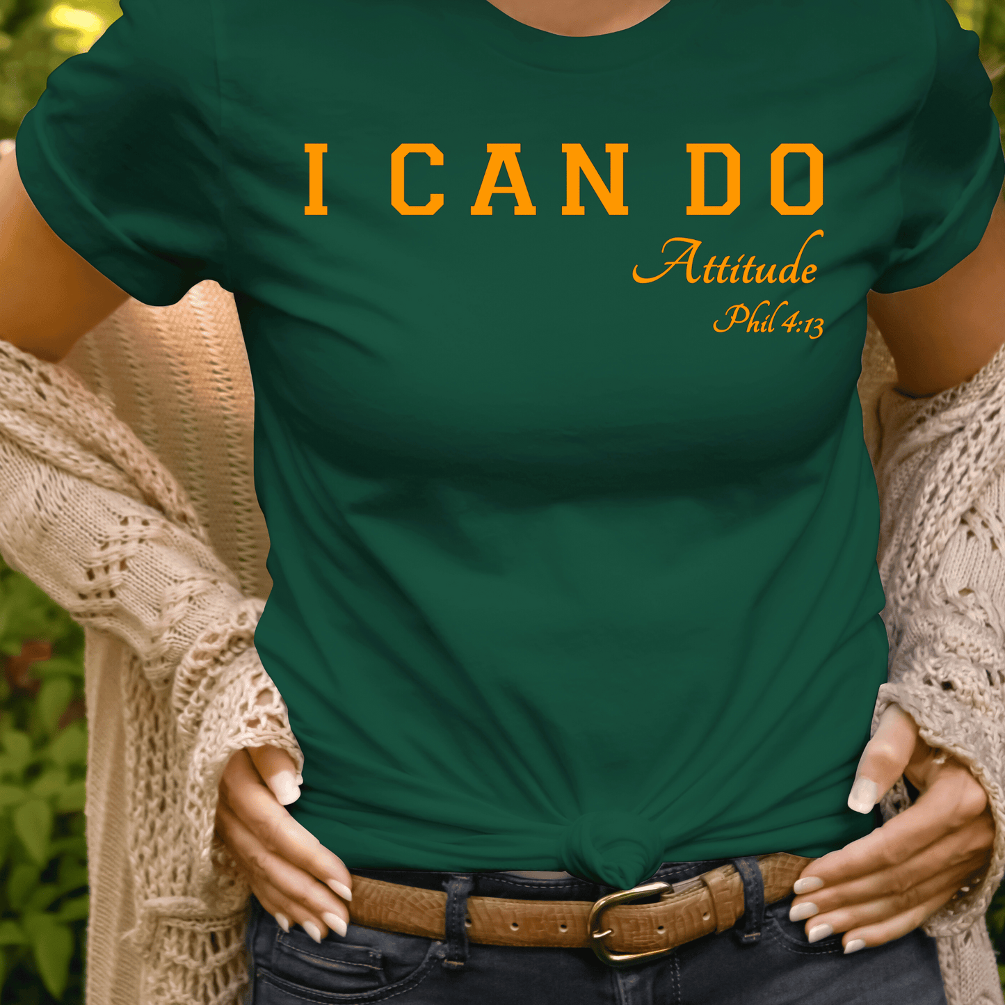 I CAN DO ATTITUDE Women's Tshirt