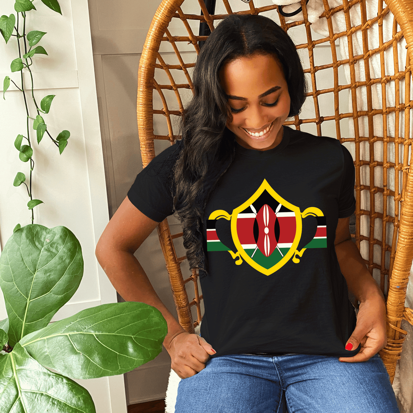 Kenya Women's Flag T-Shirt